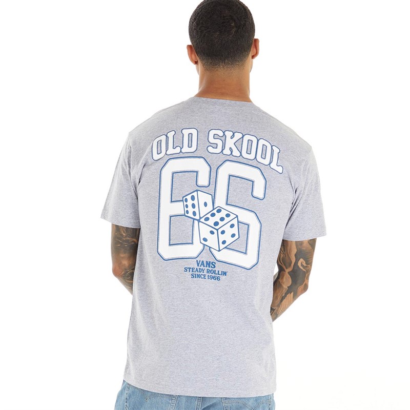 Vans Mens Steady Rollin T-Shirt Athletic Heather