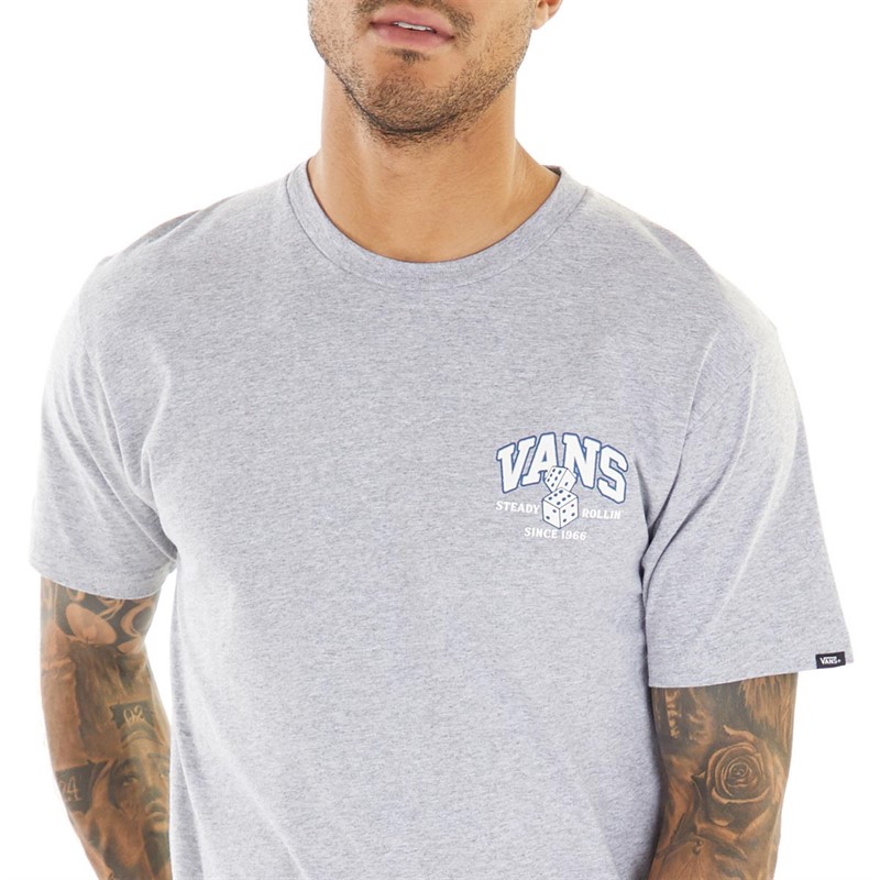 Vans Mens Steady Rollin T-Shirt Athletic Heather