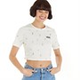 Vans Womens Micro Ditsy Crop T-Shirt Marshmallow
