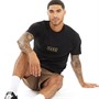 Vans Mens Classic Easy Box T-Shirt Black/White/Old Gold