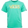 Vans Kids Classic Logo T-Shirt Waterfall/Passion Fruit