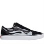 Vans Old Skool Reflective Flame Trainers Black