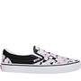 Vans Classic Slip-On Hibiscous Checkerboard Trainers Black