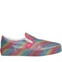 Vans Kinder Classic Glitter Leinenschuhe Mehrfarbig