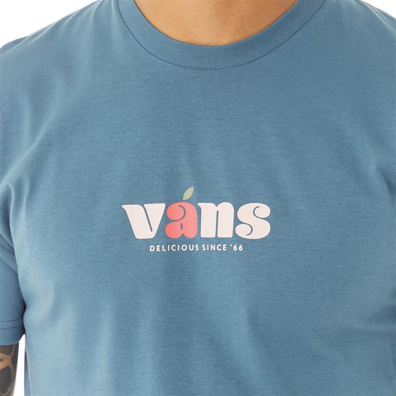 Vans Mens Decilious Vans T-Shirt Vans Teal