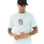 Vans Mens Peace Pup T-Shirt Blue Glow