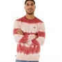 Vans Mens Off The Wall Stripe Tie Dye Long Sleeve T-Shirt Syrah