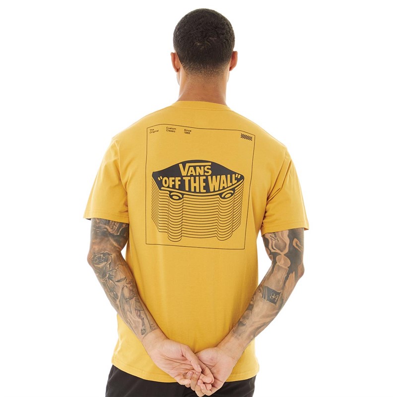 Vans off the wall best sale yellow shirt