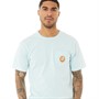 Vans Mens Off The Wall Graphic T-Shirt Blue Glow
