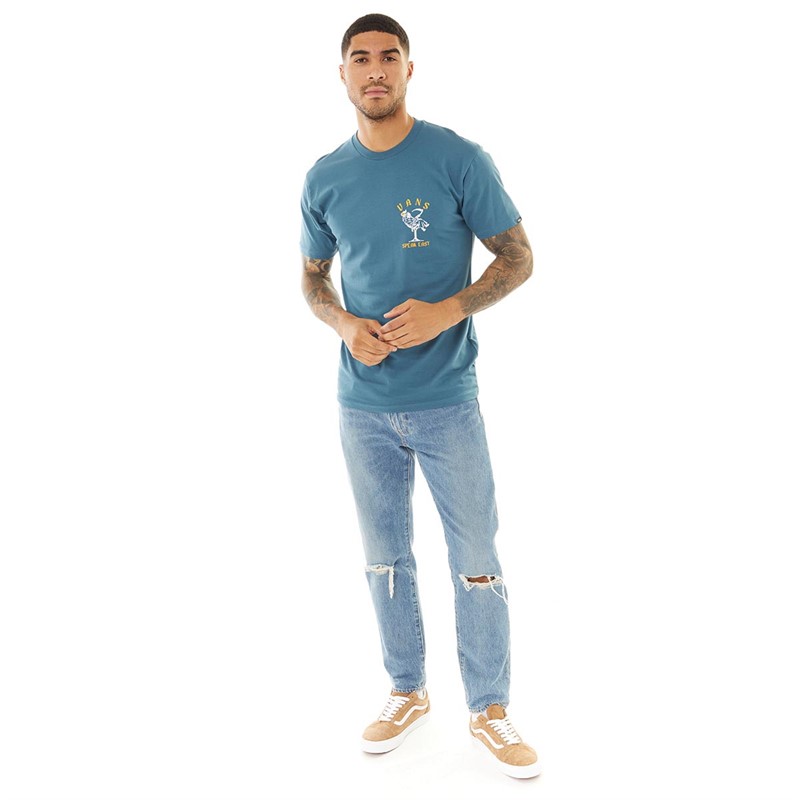 Vans Mens Speak Easy T-Shirt Vans Teal