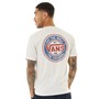 Vans Mens Original Checkerboard Classic T-Shirt Oatmeal Heather