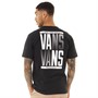 Vans Mens Off The Wall Stacked Tye Dye T-Shirt Black
