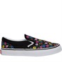 Vans Girls Classic Slip-On Floral Trainers Black/White