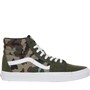 Vans SK8-Hi Hi Top Trainers Camo Olive/White