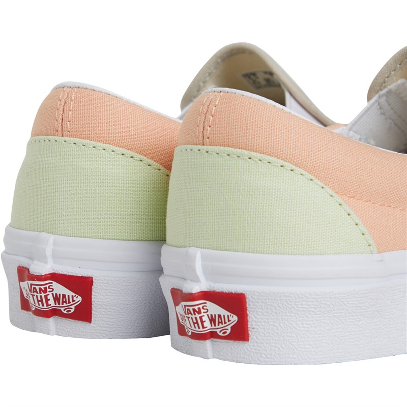 Vans Womens Classic Slip-On Trainers Multi/Oatmeal