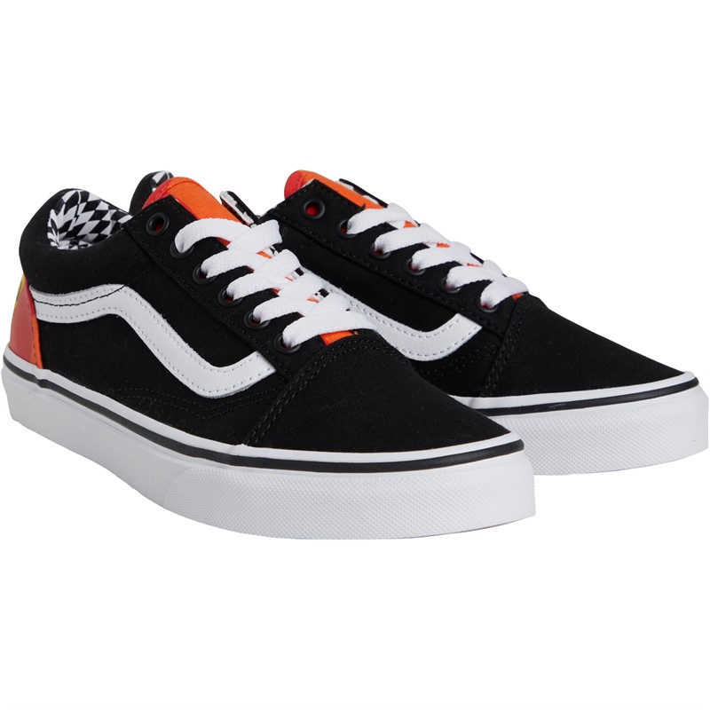 Vans Boys Old Skool Trainers Black/Multi