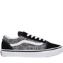 Vans Boys Old Skool Paisley Trainers Grey/True White