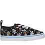 Vans Infant Boys Authentic Elastic Glow Cosmic Zoo Trainers Black/Blue