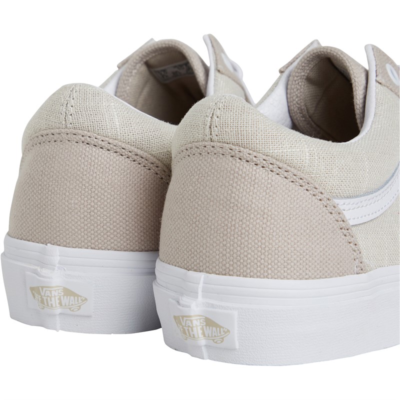 Vans old skool natural on sale white