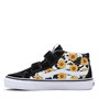 Vans Girls Sk8-Mid Reissue Velcro Trainers Multi/True White