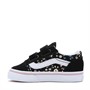 Vans Infant Girls Old Skool Velcro Trainers Black/Multi