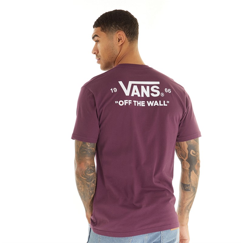 Vans Mens Essential T-Shirt Burgundy