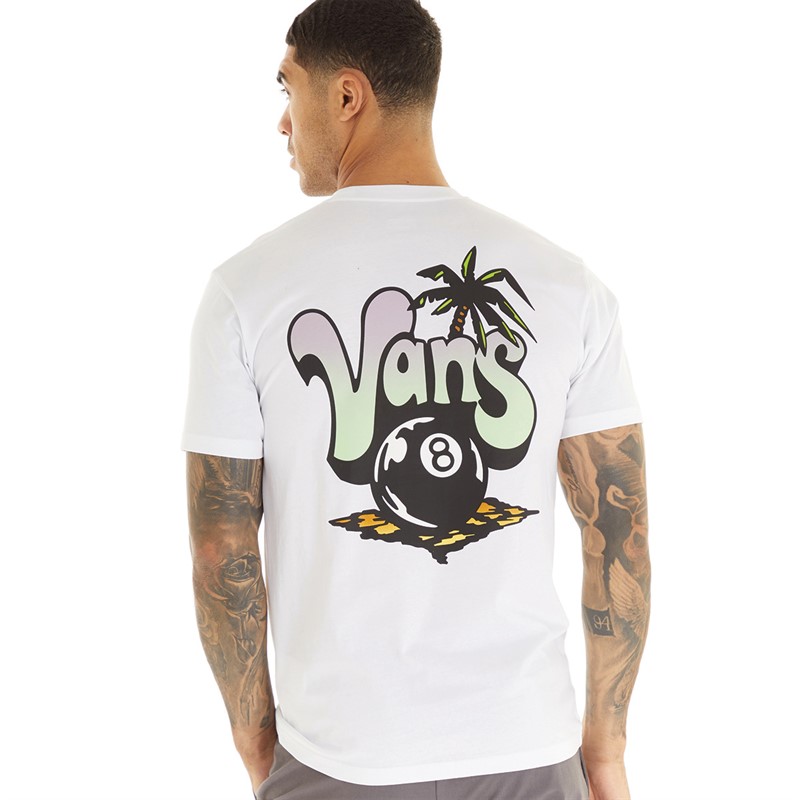 Vans Mens Paradise Vans Palm T-Shirt White