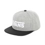 Vans Boys Drop V II Snapback Cap Heather Grey/Black