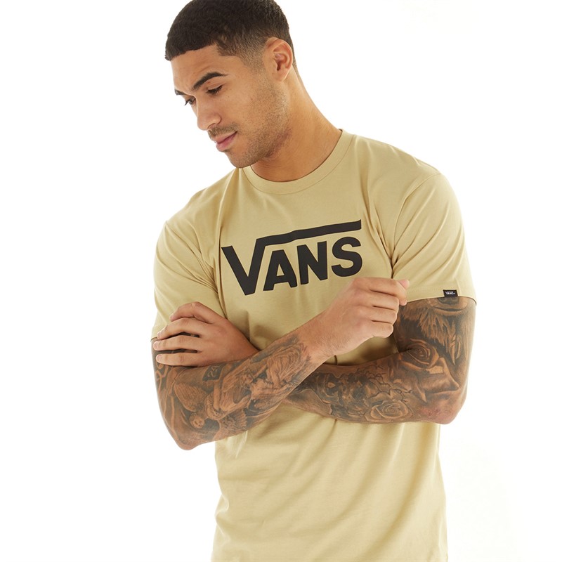 Vans Mens Vans Classic T-Shirt Taos Taupe/Black
