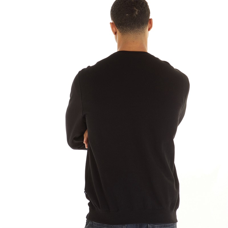 Vans Mens Full Patch Crew Sweatshirt Black