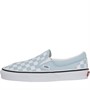 Vans Womens Classic Slip-On Checkerboard Trainers Baby Blue