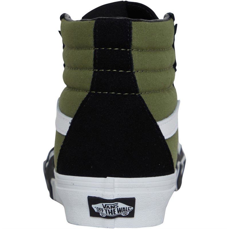 Buy Vans Sk8 Hi Flame Trainers Loden Green