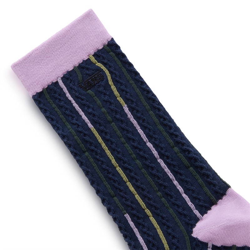 Vans Womens Alta Crew Socks Dress Blues