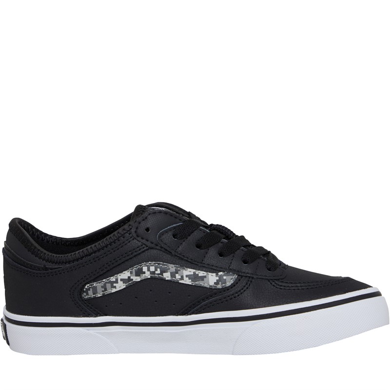 Buy Vans Junior Rowley Classic Trainers Black/True White