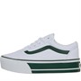Vans Womens Old Skool Stackform Trainers Green/True White