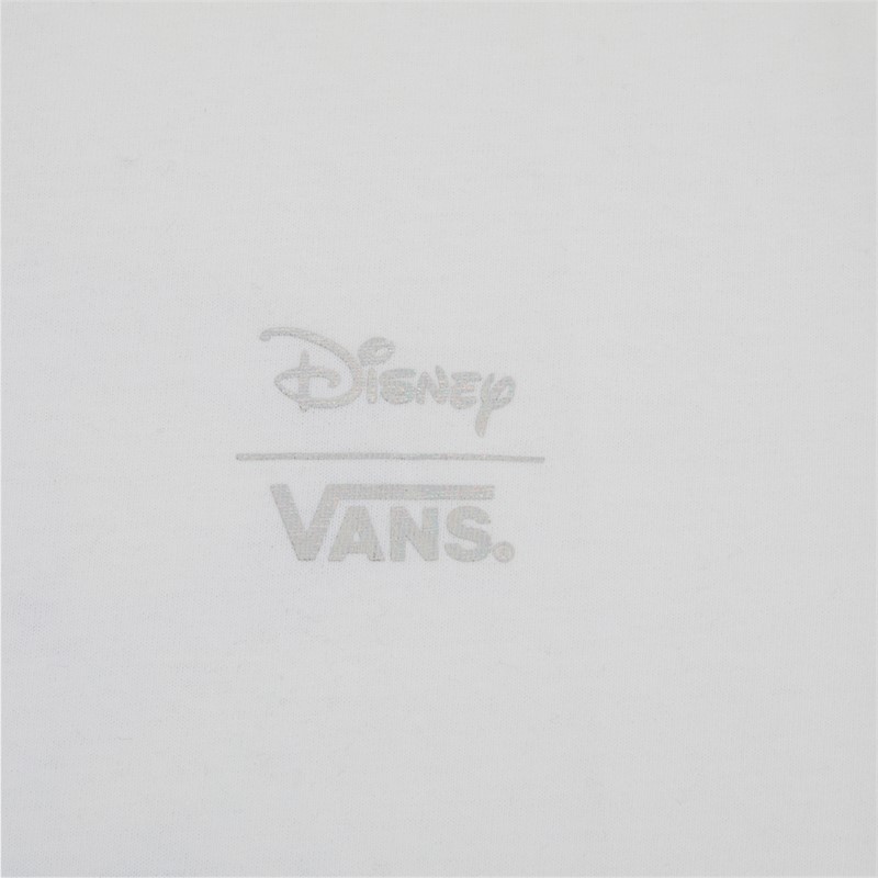 Vans Męskie Disney X Music Box T-shirty Biały