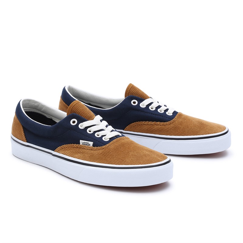 Vans era hot sale blue brown