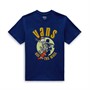Vans Junior Spotlight Skeleton Graphic T-Shirt Blue Depths