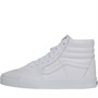 Vans SK8-Hi Leather Trainers True White/True White