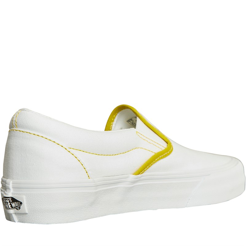 Vans Slip-On Trainers Yellow/True White