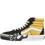 Vans Sk8-Hi Flame Trainers Black/Yellow