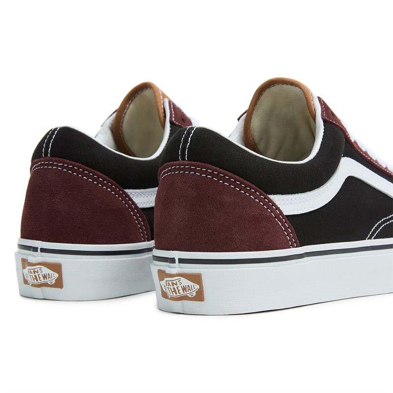 Vans old skool hot sale black leather junior