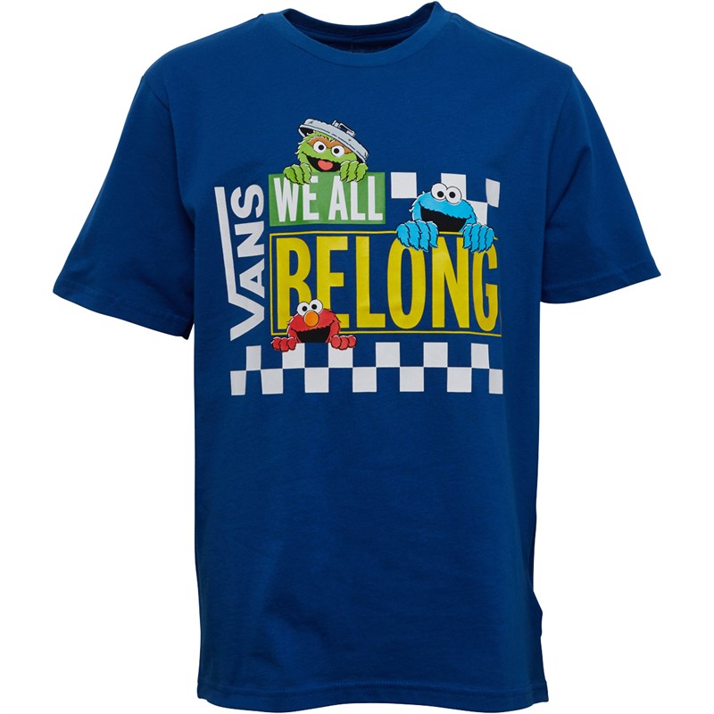 Vans Kids Sesame Street X Vans Graphic T-Shirt True Blue