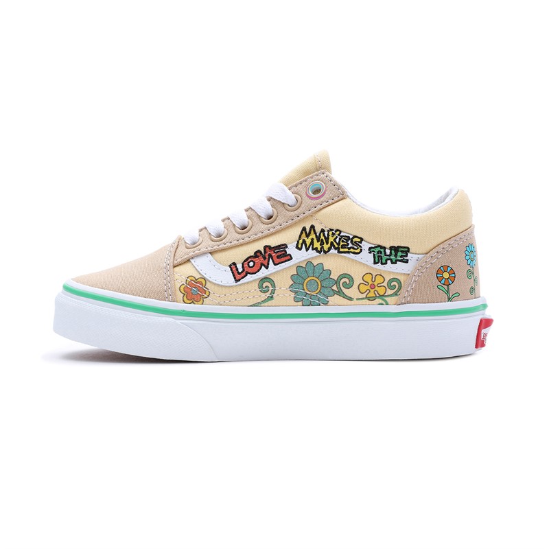 Vans Kids Sesame Street X Vans Old Skool Trainers Natural