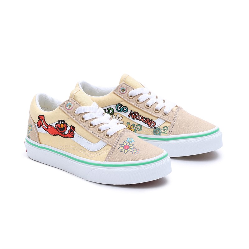 Vans Kids Sesame Street X Vans Old Skool Trainers Natural