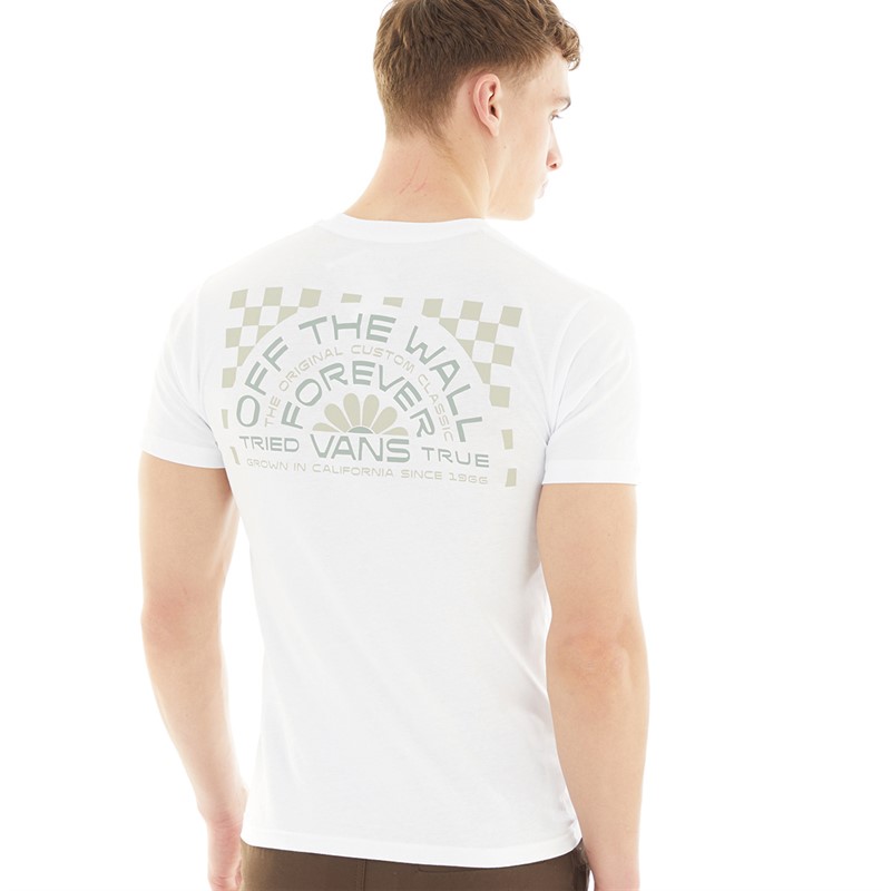 Vans Mens Forever Vans Graphic T-Shirt White