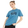 Vans Womens Varsity Logo Oversized T-Shirt Midnight