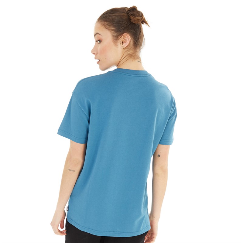 Vans Womens Varsity Logo Oversized T-Shirt Midnight