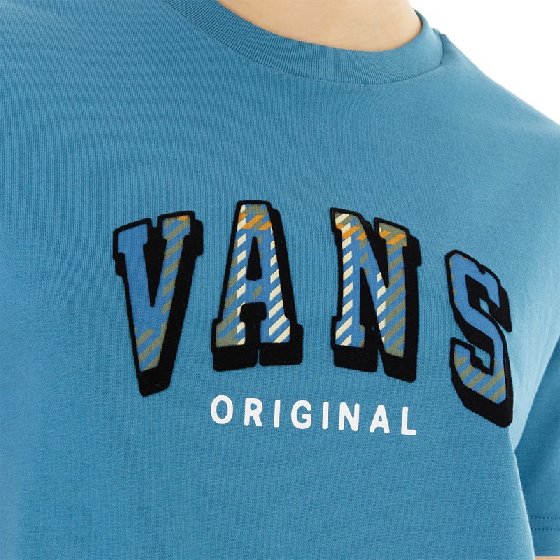 Vans Womens Varsity Logo Oversized T-Shirt Midnight