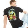 Vans Mens Smoked Skull Graphic T-Shirt Black